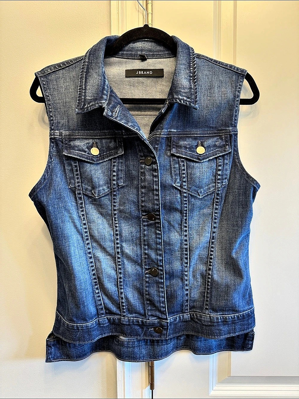 J BRANDWomen's Denim Vest in Blue Like New